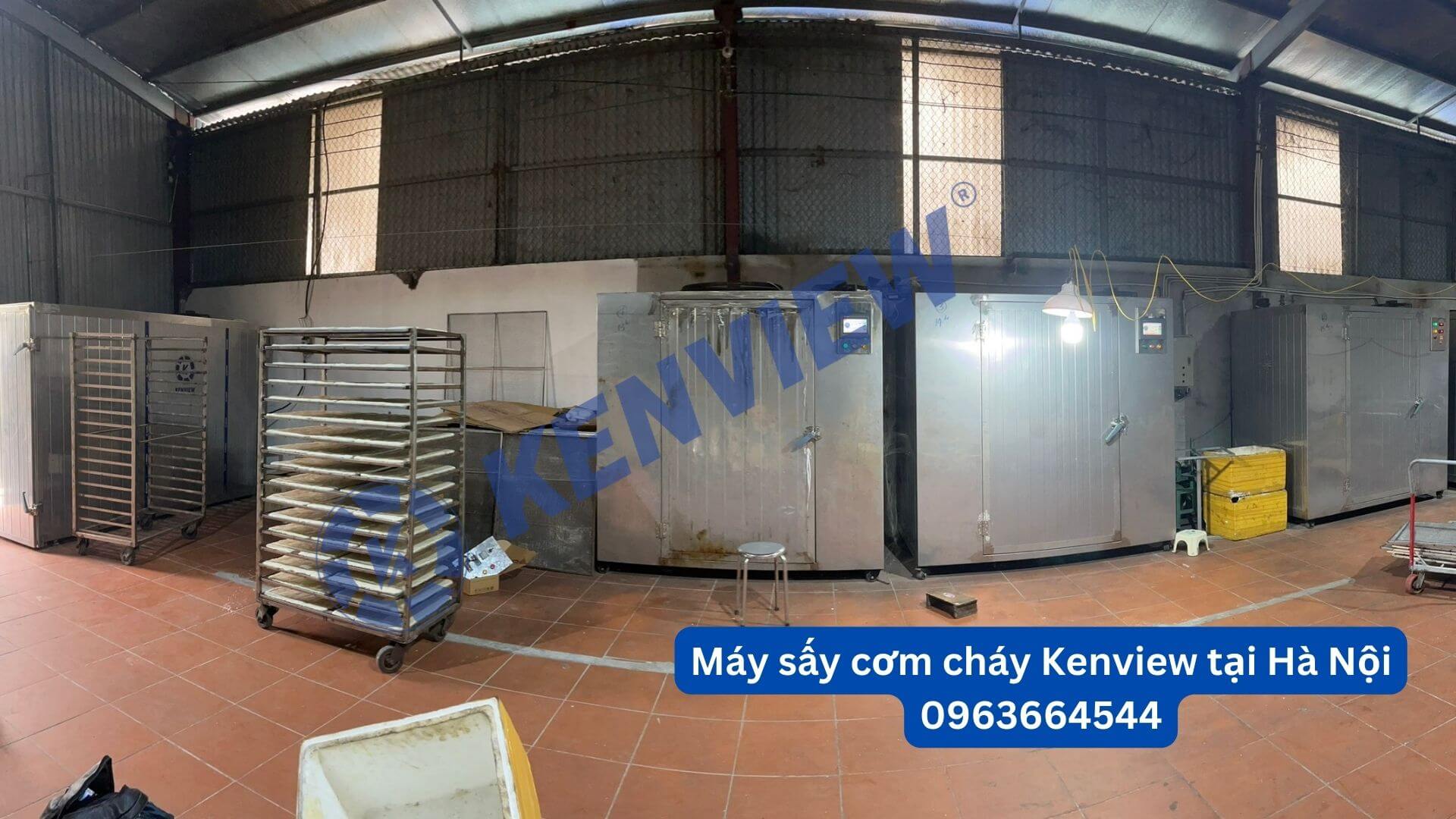 BÀN GIAO MÁY SẤY CƠM CHÁY KENVIEW MS500 VỀ HÀ NỘI