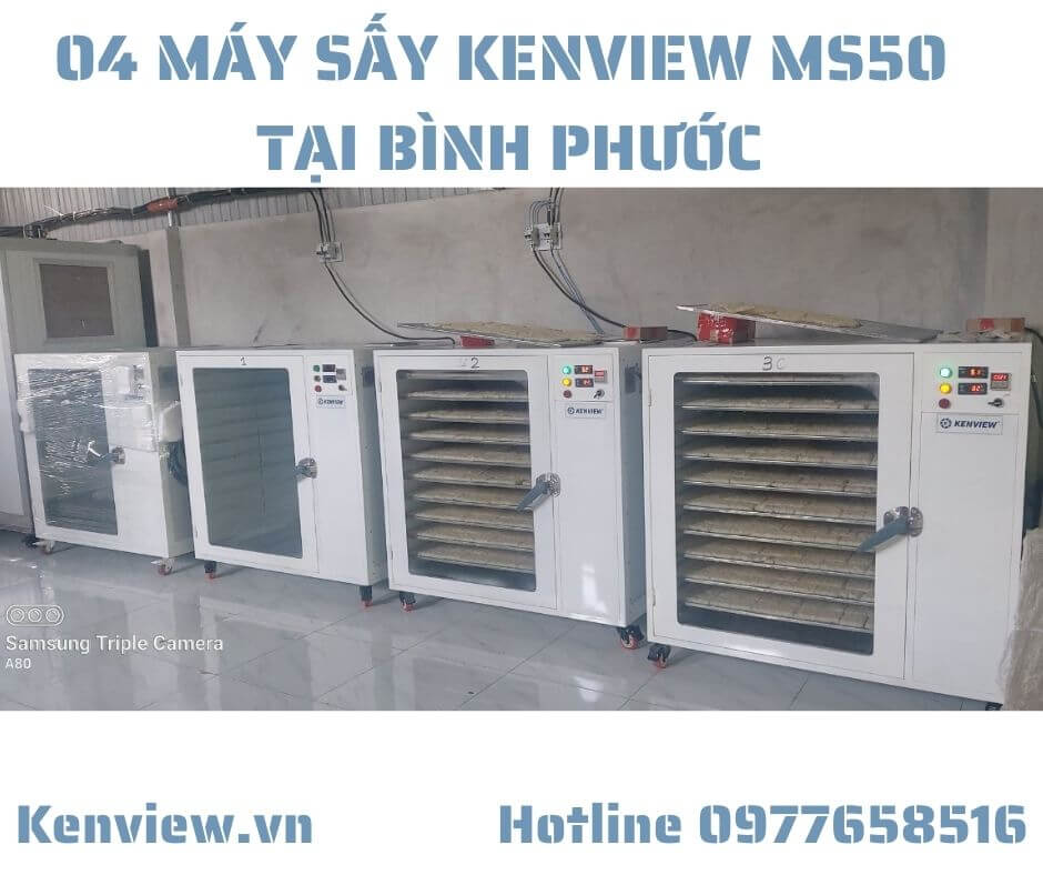 4 chiếc máy sấy cơm cháy Kenview tại Bình Phước