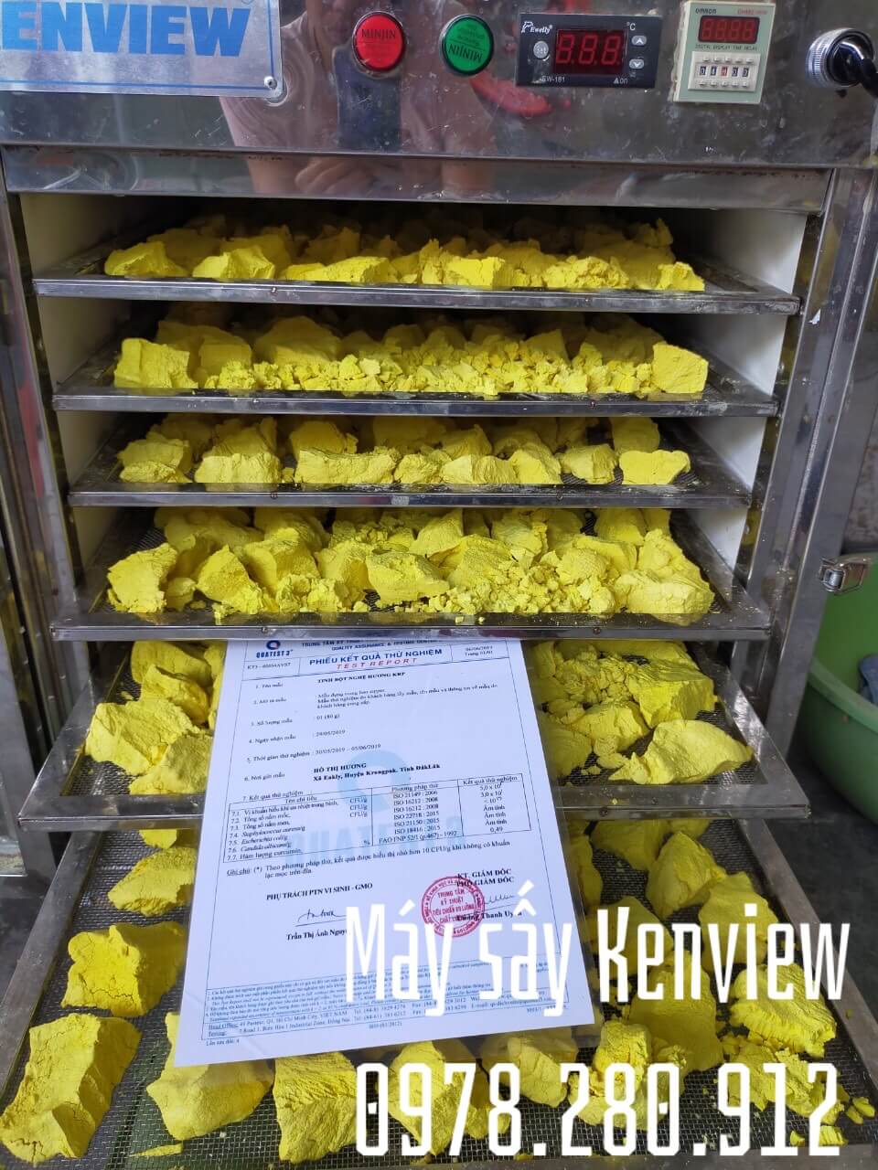 Máy sấy hoa quả Kenview tại Khánh Hòa.