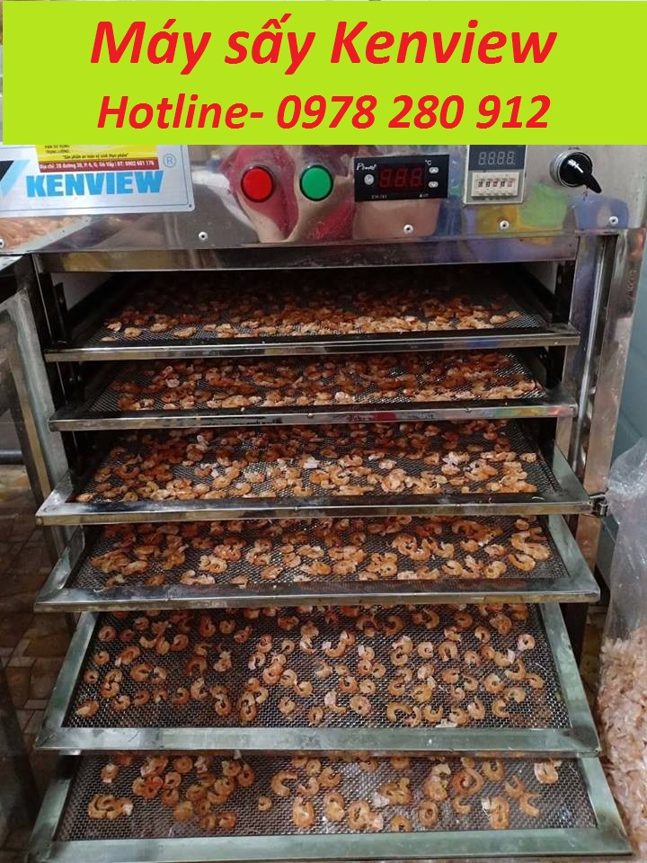 Kenview cung cấp máy sấy hải sản- sấy tôm tại Quảng Ninh. 0978.280.912