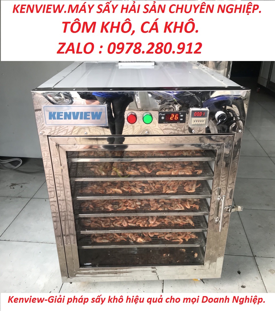 Kenview cung cấp máy sấy hải sản mini- sấy cá khô tại An Giang.0978.280.912