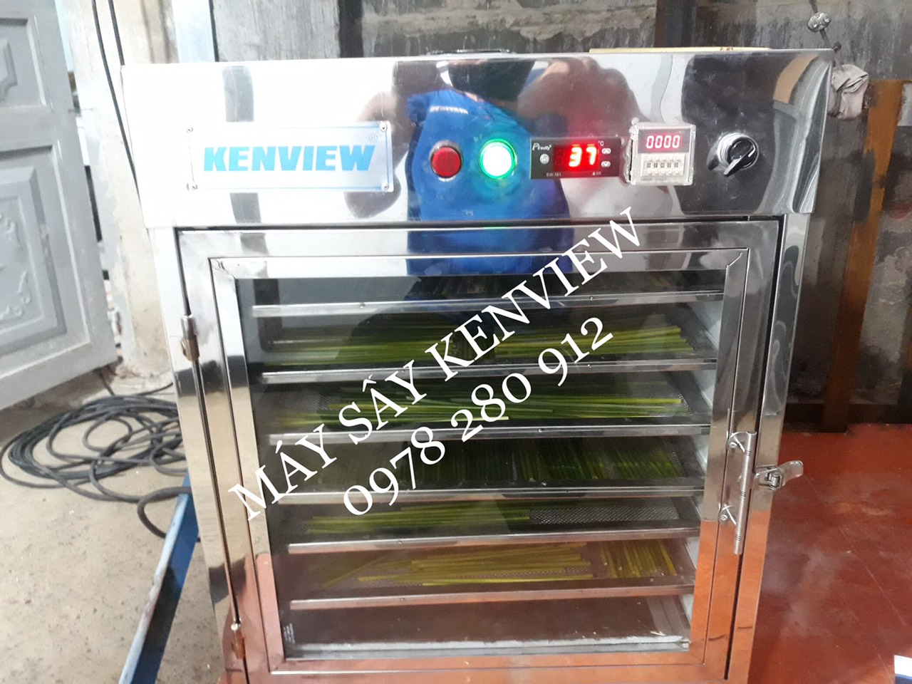 Kenview cung cấp máy sấy ống hút cỏ tại An Giang.0978 280 912