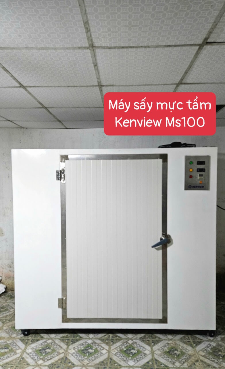 Bàn giao Máy sấy mực tẩm gia vị thứ 2 của Kenview về Tiền Giang